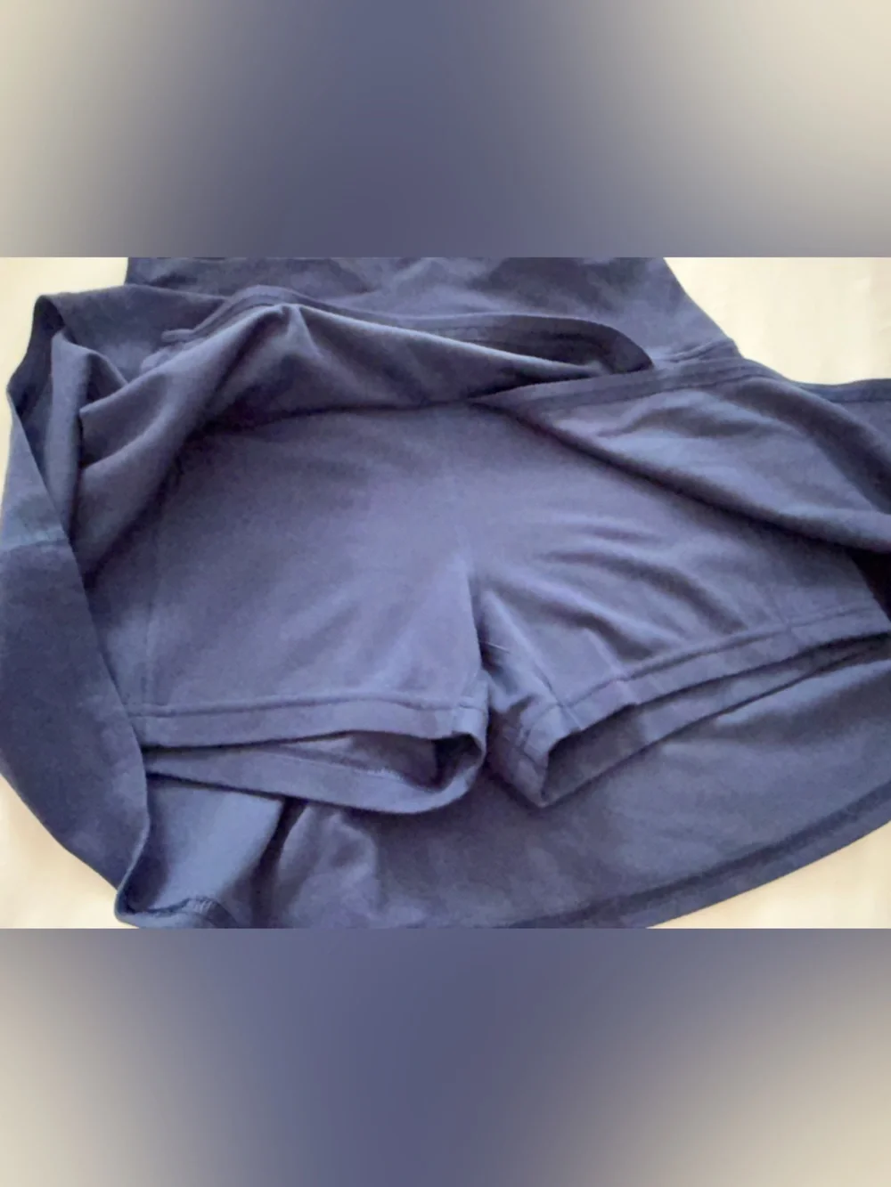 lululemon athletica Navy Athletic Skirt with Built-In Shorts - Picture 3 of 4